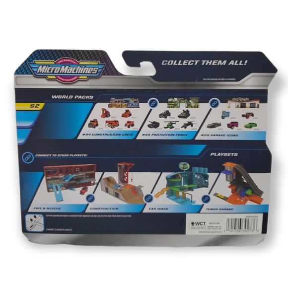 Micro Machines Toys 220 Hasbro Micro Machines Series 2 06 Garage